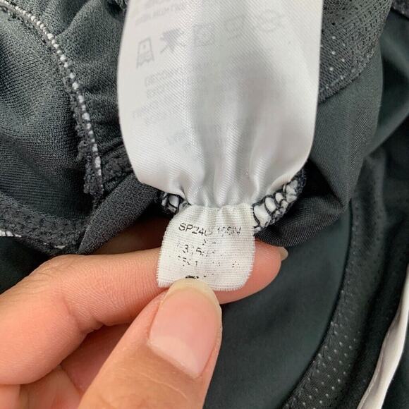 Nike Shorts Womens XS Extra Small Gray White Dri Fit Tempo Inner Lined Running - Picture 8 of 11